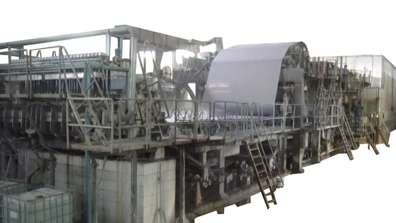 Papierherstellungs-Maschine des Zylinder-A4 40g/M2 Weizen-Stroh