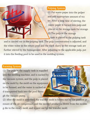 Ei-Tray Moulding Machine Paper Plate-Herstellungs-Ausrüstung