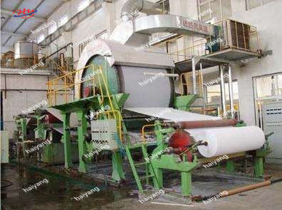 5 -6T/D Massen-und Altpapier-aufbereitende riesiges Rollentoiletten-Seidenpapier-Rolle, die Maschine herstellt