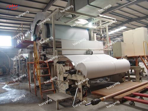 5 -6T/D Massen-und Altpapier-aufbereitende riesiges Rollentoiletten-Seidenpapier-Rolle, die Maschine herstellt