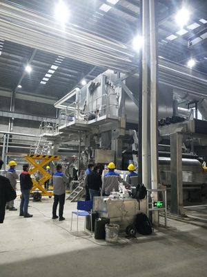 1575mm 4t China Lieferanten, die Gewebe-Toilettenpapiermaschine der maschinellen Herstellung der Papierherstellung aufbereiten