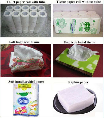 Gewebe-Toilettenpapier-Mühlrollen des kleinen Maßstabs NEUE, die Maschine in China herstellen