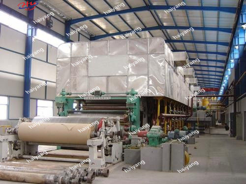 Handwerks-Kraftpapier-Stroh-Papierherstellungs-Maschinerie 2100mm 30TPD