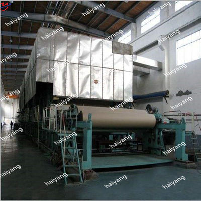 Handwerks-Kraftpapier-Stroh-Papierherstellungs-Maschinerie 2100mm 30TPD