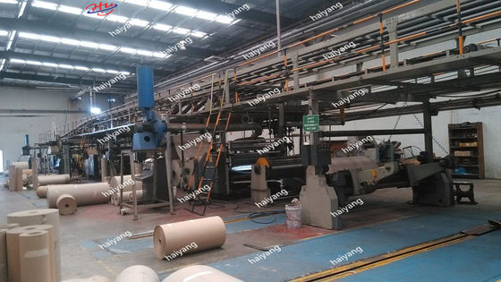 Die Soem-Kraftpapier-Platten-Herstellung, Maschine 500T/D aufbereitend, runzelte