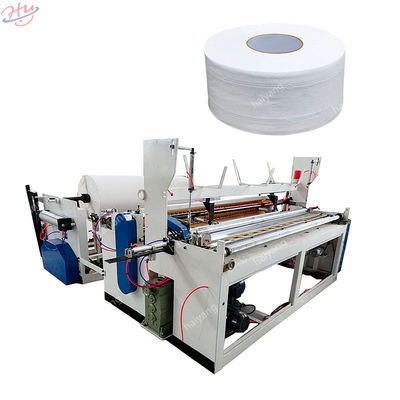 Volle automatische Toiletten-Seidenpapier-Rollenrückspulenmaschine für Verkauf