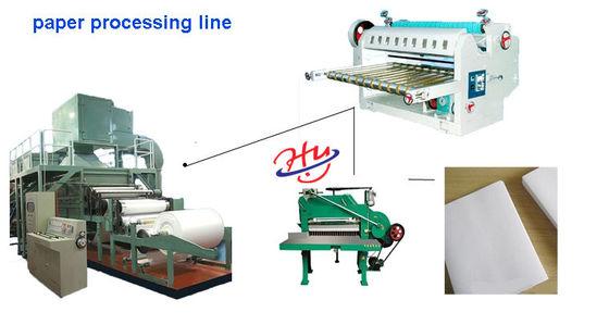 Druckpapier-Herstellungsmaschine der hohe Leistungsfähigkeits-Büro-Papiermaschinen-2400mm 40TPD A4