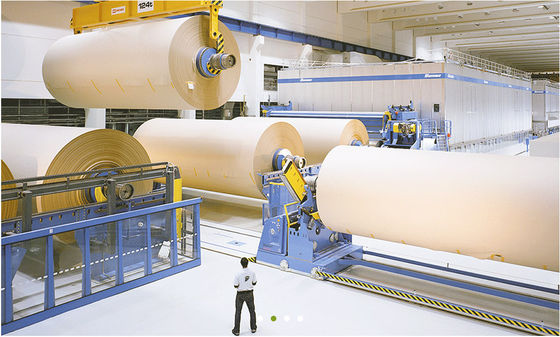 Große Kapazität Haiyang Testliner-Papier-Rolle, die Maschine 5000mm 400t/D herstellt