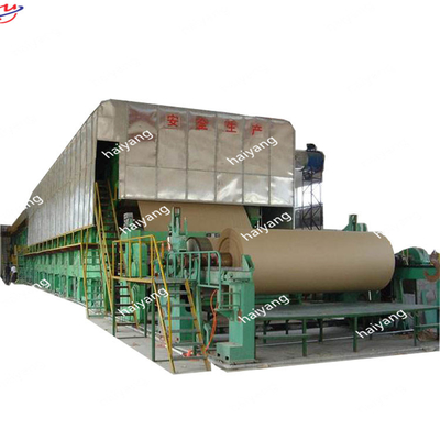 2400mm 100m/Min Kraft Paper Making Machinery für das Geriffelt
