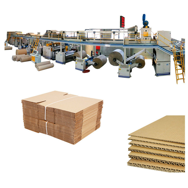60-250 Meter Min Corrugated Cardboard Production Line
